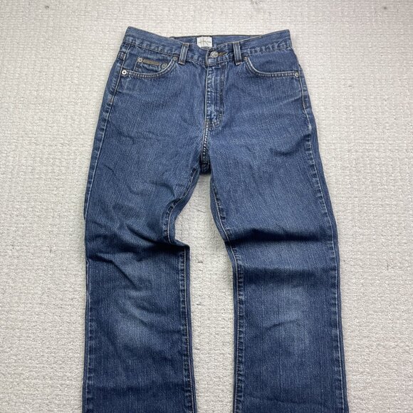 Y2K Calvin Klein Jeans Classic 5 Pocket Bootleg Jeans Denim Size 7 Casual - Picture 10 of 12